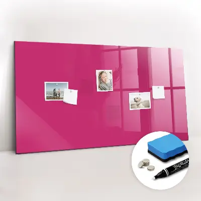 Beschreibbare magnettafel küche Kräftige rosa Farbe