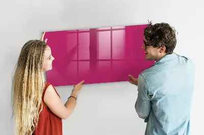 Beschreibbare magnettafel küche Kräftige rosa Farbe