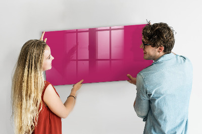 Magnetische, trocken abwischbare Tafel Kräftige rosa Farbe