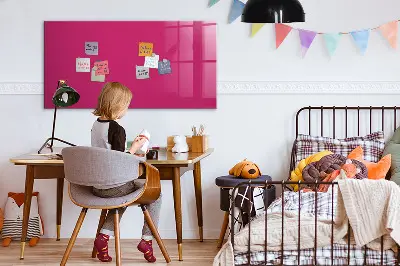 Beschreibbare magnettafel küche Kräftige rosa Farbe