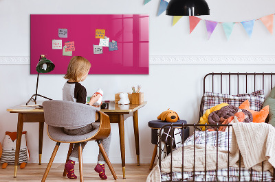 Magnetische, trocken abwischbare Tafel Kräftige rosa Farbe