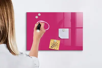 Beschreibbare magnettafel küche Kräftige rosa Farbe