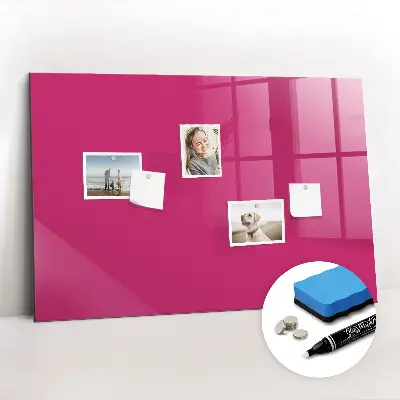 Beschreibbare magnettafel küche Kräftige rosa Farbe