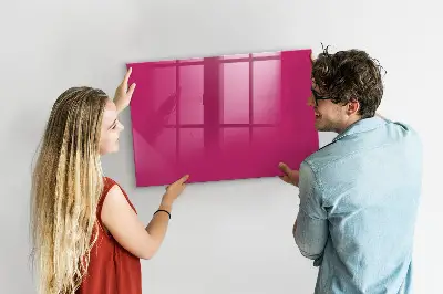 Beschreibbare magnettafel küche Kräftige rosa Farbe
