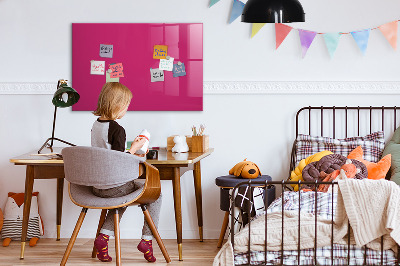 Magnetische, trocken abwischbare Tafel Kräftige rosa Farbe