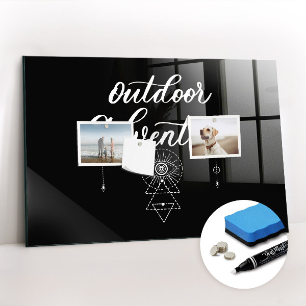 Magnettafel Outdoor-Abenteuer