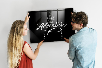 Schreib magnettafel Abenteuer