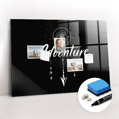 Beschreibbare magnettafel küche Abenteuer