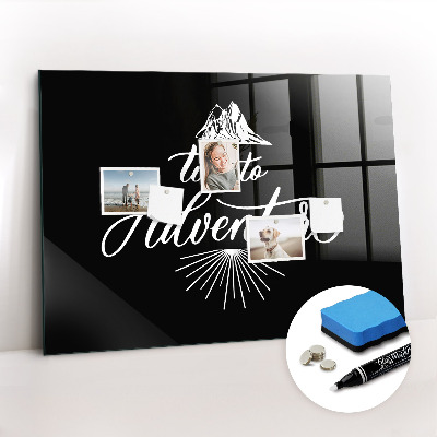 Schreib magnettafel Abenteuer