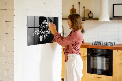 Magnetische Glastafel Abenteuer