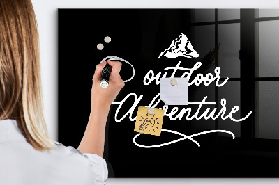 Beschreibbare magnettafel küche Outdoor-Abenteuer