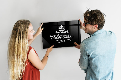 Beschreibbare magnettafel küche Outdoor-Abenteuer