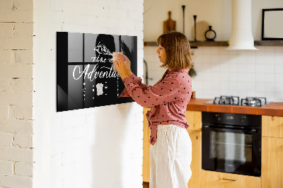 Magnetische, trocken abwischbare Tafel Abenteuer