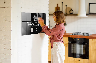 Magnetische, trocken abwischbare Tafel Abenteuer