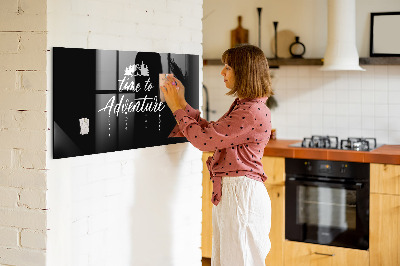 Magnettafel mit Magneten Zeit für ein Abenteuer