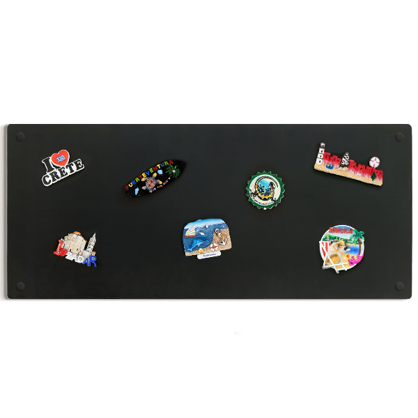 Magnettafel für Urlaubsmitbringsel in der Größe 30×70 cm