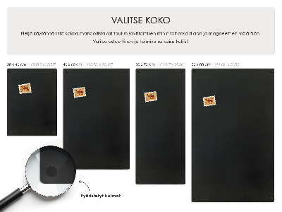 Magnettafel für Urlaubsmitbringsel in der Größe 30×70 cm