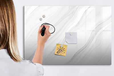 Beschreibbare magnettafel Dekorativer Marmor