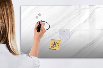 Beschreibbare magnettafel Dekorativer Marmor