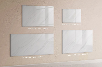Beschreibbare magnettafel Dekorativer Marmor