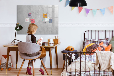 Magnettafel mit Marker Steinmauer