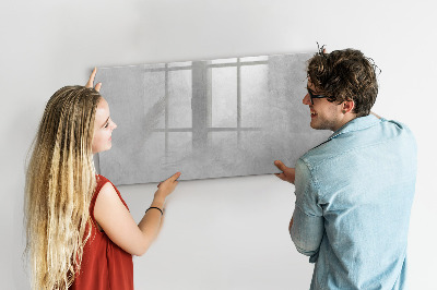 Magnettafel mit Marker Steinmauer