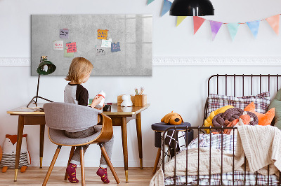 Magnettafel mit Marker Steinmauer