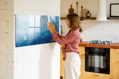 Magnetische Schreibtafel Wasserentnahme