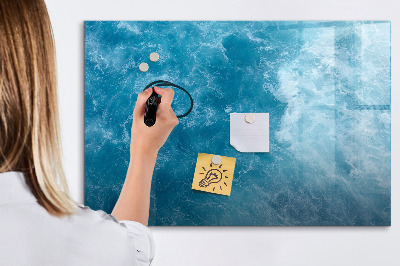 Beschreibbare magnettafel küche Meerwasser