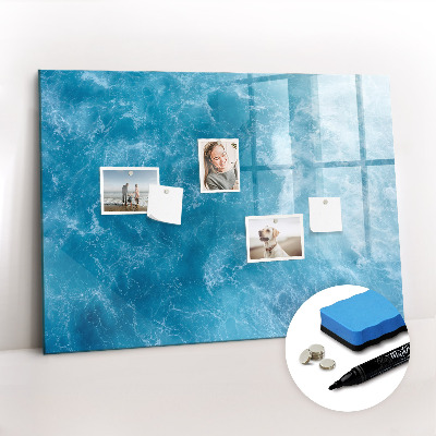 Beschreibbare magnettafel küche Meerwasser