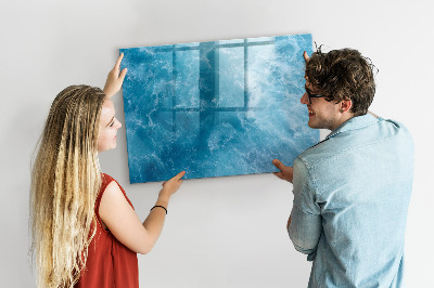 Beschreibbare magnettafel küche Meerwasser
