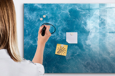Beschreibbare magnettafel küche Meerwasser