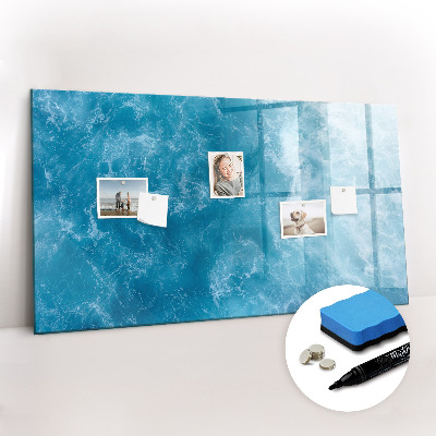 Beschreibbare magnettafel küche Meerwasser