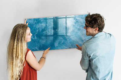 Beschreibbare magnettafel küche Meerwasser