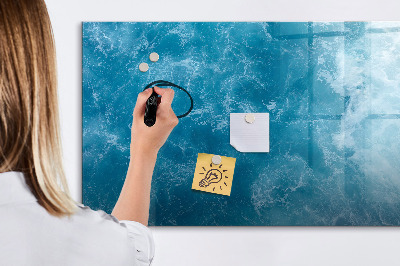 Beschreibbare magnettafel küche Meerwasser