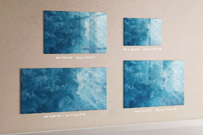 Beschreibbare magnettafel küche Meerwasser