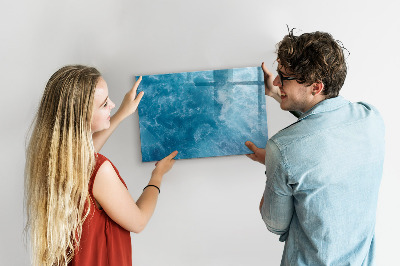 Beschreibbare magnettafel küche Meerwasser