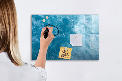 Beschreibbare magnettafel küche Meerwasser