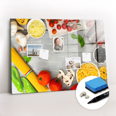 Beschreibbare magnettafel Zutaten