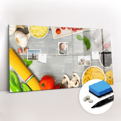 Beschreibbare magnettafel Zutaten