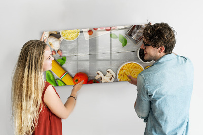 Beschreibbare magnettafel Zutaten