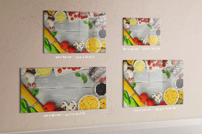 Beschreibbare magnettafel Zutaten