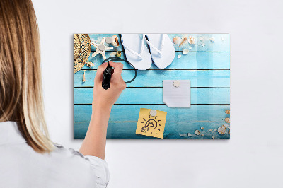 Beschreibbare magnettafel küche Urlaubsaccessoires