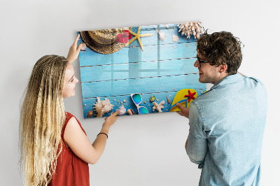 Magnettafel mit Marker Strandzubehör
