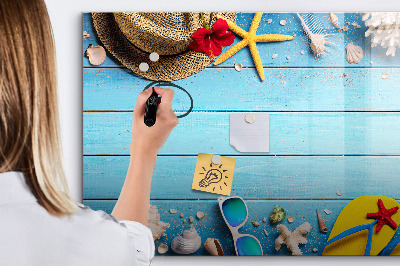 Magnettafel mit Marker Strandzubehör