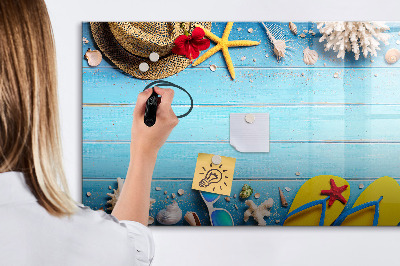 Magnettafel mit Marker Strandzubehör