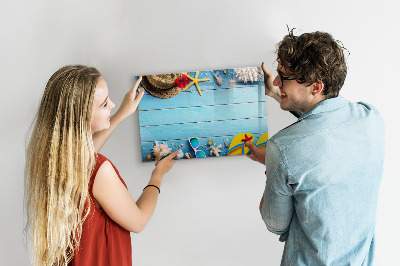 Magnettafel mit Marker Strandzubehör