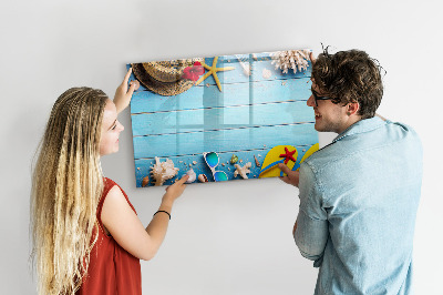 Magnettafel mit Marker Strandzubehör