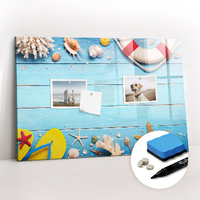 Beschreibbare magnettafel Strand-Gadgets