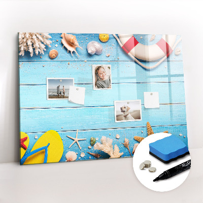 Beschreibbare magnettafel Strand-Gadgets